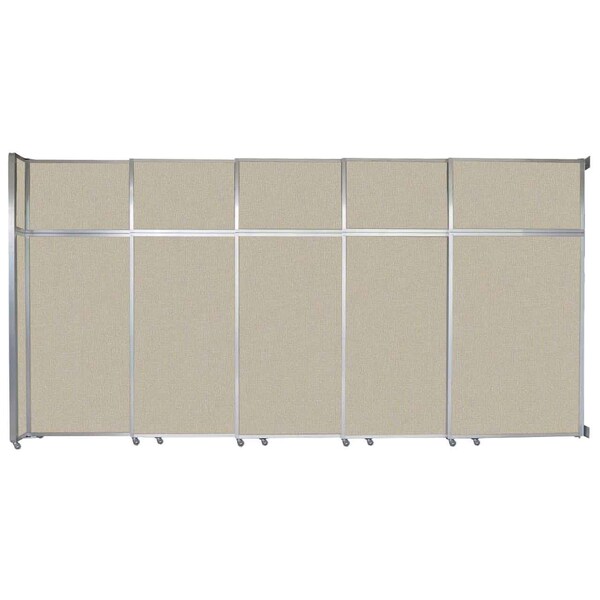 Versare Operable Wall Sliding Room Divider 15'7" x 8'51/4" Sand Fabric